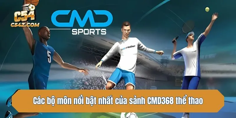 Các môn thể thao nổi bật nhất của sảnh CMD368